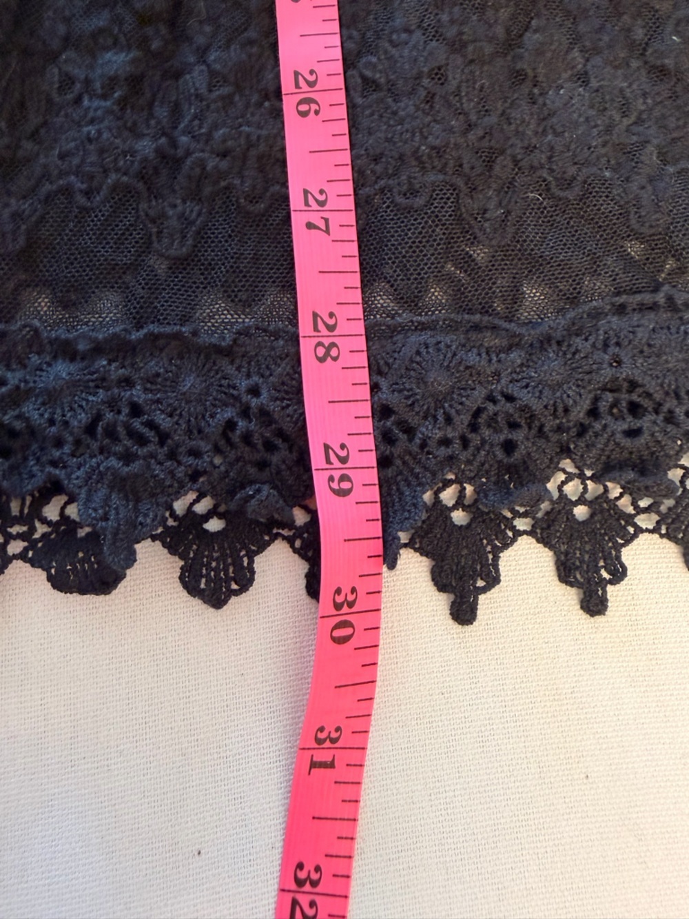 Torrid Lace Black Whimsigoth Full Lined Tiered Flowy Bohemian Skirt 1X - Picture 11 of 12